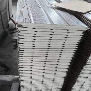 Customized Thickness Steel External PU Insulated Modern Design Sandwich Wall Panels Cold Room Hotel