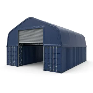 Customized Wind Rated Fireproof Portable Durable A Frame Container Shelter for Construction Site Material Storage