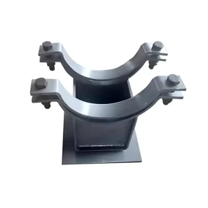 DC Supporting Pipe Attachment for Bracing Pipe Hanger Clamp Double Pipe Clamps DN15 DN2000 Carbon Steel
