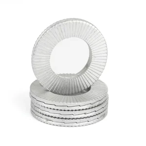 DIN 25201 Carbon Steel Dacromet Wedge Lock Washer Double Layer Self-locking Washer