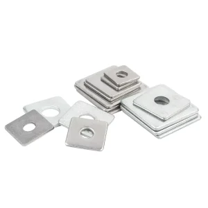 DIN 436 Zinc Plated Carbon Steel Lock Washer Plain Stainless Steel 304 Square Flat Washer for General Industry