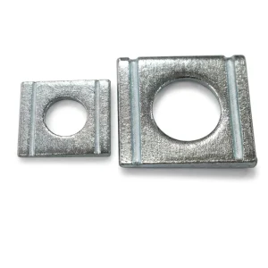 DIN 6918 Stainless Steel Carbon Steel Square Taper Lock Washer Zinc Plain Finish for U sections High Tensile Structural Bolting