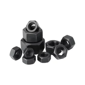 DIN 934 Black Zinc Plated 304 316 Stainless Steel Hex Nuts Metric M1 M36 Fasteners for Machinery Assembly OEM Manufacturer