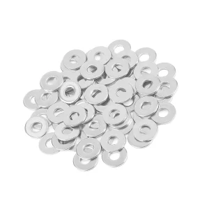 DIN Standard Stainless Steel 304 Flat Washer M5 to M30 Plain Finish Shim Steel Flat Washer