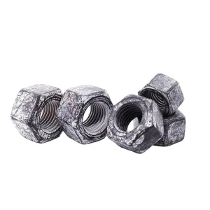 DIN14399 3 Carbon Steel Grade 8 10 Black HDG Hot Dip Galvanized High Strength Hexagon Structural Hex Nut for Steel Structure