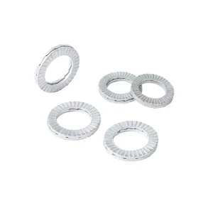 DIN25201 Dacromet 65Mn Steel Double Fold Serrated Knurled Safety Lock Gasket Stainless Carbon Steel Self-locking Washers