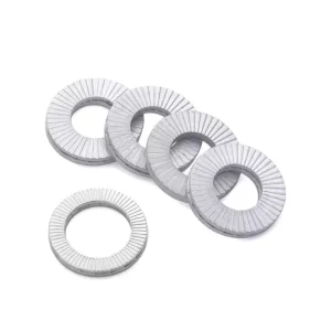 DIN25201 Double Layered Self-Locking Anti-Losening Stainless Steel Carbon Steel Zinc Plated Lock Washer