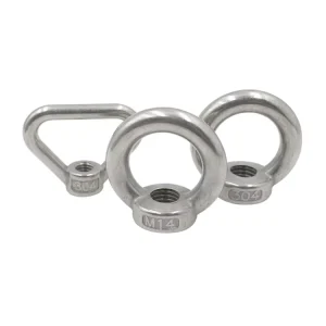 DIN582 304 Stainless Steel Eyenut M3 M4 M5 M6 M8 M10 Metric Female Threaded Round Lifting Ring Eye Nut