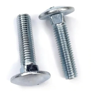 DIN603 Alloy Steel Zinc-Plated Metric Carriage Bolt Hex Head Square Neck UNF Thread Heavy-Duty Fastener Class 4.8-12.9