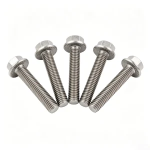 DIN6921 High Strength A2-70 A4-80 Serrated Anti Rust Zinc Plated Customizable M3-M16 Stainless Steel Flange Hex Bolt