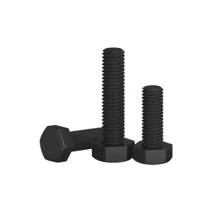 DIN933 Black White Nylon Hex Bolt Full Thread Plastic PA66 Hexagon Head Screws Lightweight Insulating Corrosion Resistant