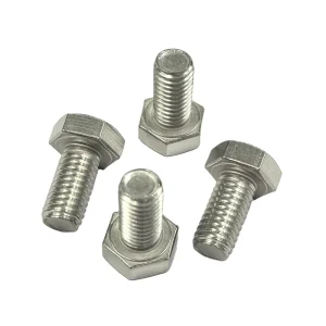 DIN933 Hex Bolts Size M7x1.0 Full Thread Hex Screws Stainless Steel Hex Head Bolts High Strength Structural Bolt