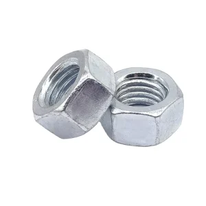 DIN934 Hex Nut Carbon Steel Galvanized Spot Supply M6 M8 M10 M12 M16 M20 M24 M27 M30 Grade 4.8 5.8
