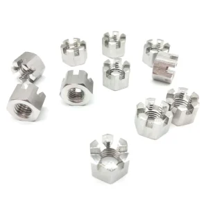 DIN935 Factory Directly Supply High Quality Stainless Steel Hexagon Slotted and Castle Nuts