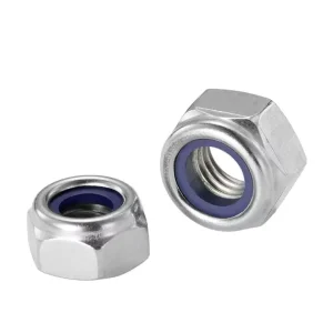 DIN982 Din985 Fasteners From Manufacturers Grade 4.8 & 8.8 &10.9 Zinc Plated Nylon Lock Nut