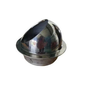 DN150 304 Stainless Steel Spherical Wall External Ventilation Rain Cover Laundries Supermarkets Staircases Dining Wine Cellars
