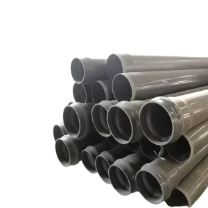 DN50-160mm UPVC Drainage Rainwater Pipe High Pressure UV Resistant Corrosion Proof