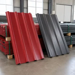 DX51D PPGI Prepainted Corrugated Steel Sheet Spectrum Multi Color Choice Wave Metal Roofing Cladding Mill Direct
