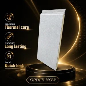 Decorative Cladding PU Wall Sandwich Panel Polyurethane Foam Sandwich Exterior Wall Panels for Walls and Roofs
