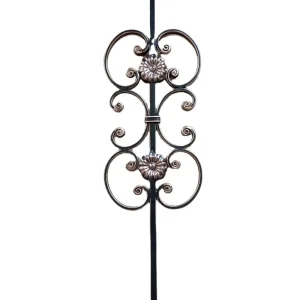Decorative Contemporary Steel Railings for Staircases and Balconies with Easy Installation Customizable Size 1 Year Warranty