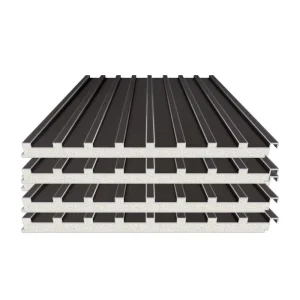 Decorative Metal Great Wall Sandwich Panel PU Insulated Wall Board for Modern Prefab House Modular Office Siding Cladding
