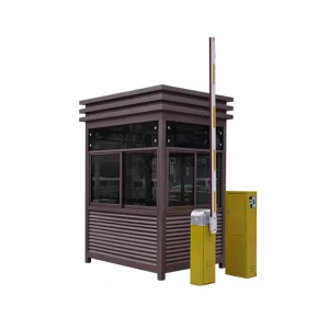 Deep Blue Color Assembled Durable Frame Guard House Sentry Booth