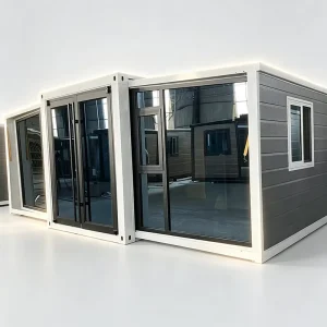 Detachable Expandable Moisture-Proof Prefabricated Container House, 10-40 ft, 2-Bedroom Fold Cabin
