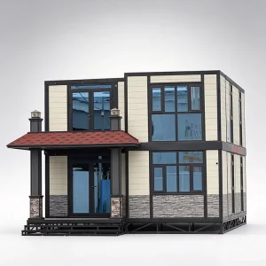 Detachable Two-Floor Moisture-Proof Prefabricated Modular Container House, 10-40 ft