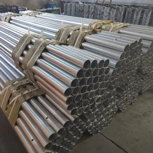 Diameter 76.1*3*L Hot Galvanized Poles Factory Supply Circular Steel Pipes Round Fence Post