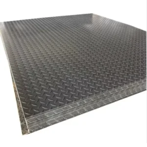 Diamond Pattern Anti-Slip Galvanized Checkered Steel Plate for Floor