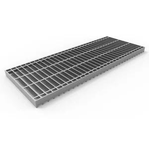 Diamond Plate Stainless Steel Aluminum Tread Grating Fire Resistant Anti Corrosion Fire Escape Stair Industrial Steps Warehouse