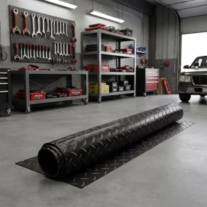 Diamond Steel Tread Plate Anti Slip Wear Resistant Corrosion Proof 65 Shore Hardness Origin Workshop