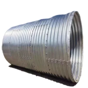 Different Diameters Galvanized Corrugated Steel Culverts Steel Arch Culvert Pipes For Road Construction