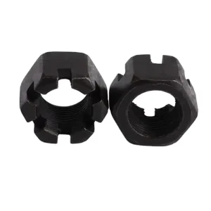 Din935 Steel Hexagonal Slotted Nuts Carbon Steel Zinc Galvanized Castle Nut