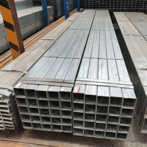 Direct Factory 50*50 100*100 Q235B Q355B GI Hollow Section Square and Rectangular Steel Tube for Structure