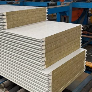 Direct Selling XPS Sandwich Panel Rock Wool Insulation Wall for Building Office Industrial Logistics External Wall Panels