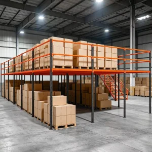 Distribution Center Steel Mezzanine Loft Racking Multi Level Warehouse Storage Platform Rack