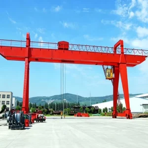 Double Girder Box Gantry Crane for Precast Concrete Yard Construction Project