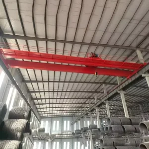 Double Girder Overhead Explosion Proof Crane 50 Ton Heavy-Duty Material Handling PLC