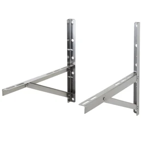 Double Load Stable and Safe 304 Stainless Steel Floor Support Bracket Triangle AC Steel Floor Brackets