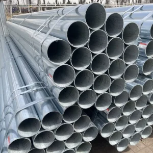 Double Side Hot Dipped Zinc Plated Heavy Duty Carbon Metallic Round Conduit Line for Water Delivery Galvanized Steel Pipe