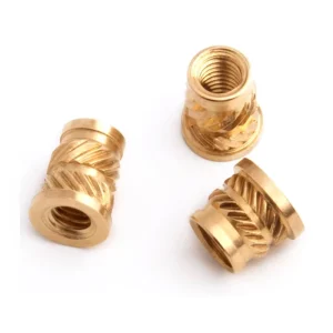 Double Twill Knurled Brass Insert Nut M3 M4 M5 M6 High-Torque Heat-Set Threaded Inserts for 3D-Printed Plastic