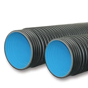 Double Walled Corrugated Steel Reinforced Large Diameter Rainwater Sewage Drainage Municipal Engineering Sewer Pipe Made