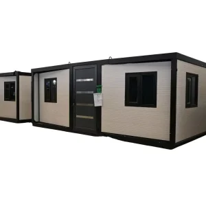 Double Wing 20ft 30ft 40ft Prefabricated Movable Modern Expandable Container Home 2 Bedroom Prefab Foldable House