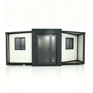 Double Wing Extended Foldable Container Building Portable Prefab Container House Resort Site Office Farm Guard Room