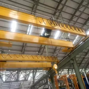 Double-beam Bridge Cranes Are Equipped with European Standard Hoists of 3 Tons 5 Tons 10 Tons 20 Tons for Use in Factories