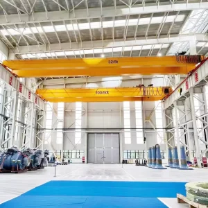 Double beam girder bridge steel factory Overhead Crane 30ton price for construction