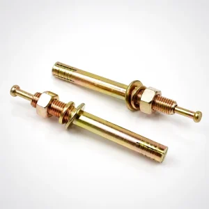 Drop in Concrete Anchor Zinc Alloy for Flush Mounting in Solid Concrete and Masonry Applications