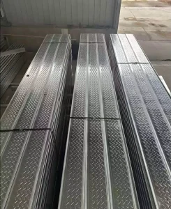 Dry Installation Metal Floor Deck Cement Free Steel Deck Panel Prefabricated Floor System Without Cement or Grout