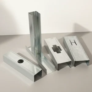 Drywall Steel Stud Framing Galvanized Steel High Strength 50 75mm CW UW Profiles